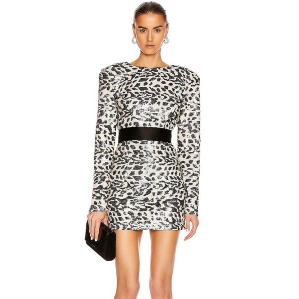 NEW ROTATE REVOLVE SEQUIN MINI DRESS